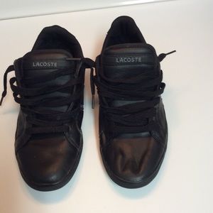 Lacoste Men’s Black Sneakers Size 8
